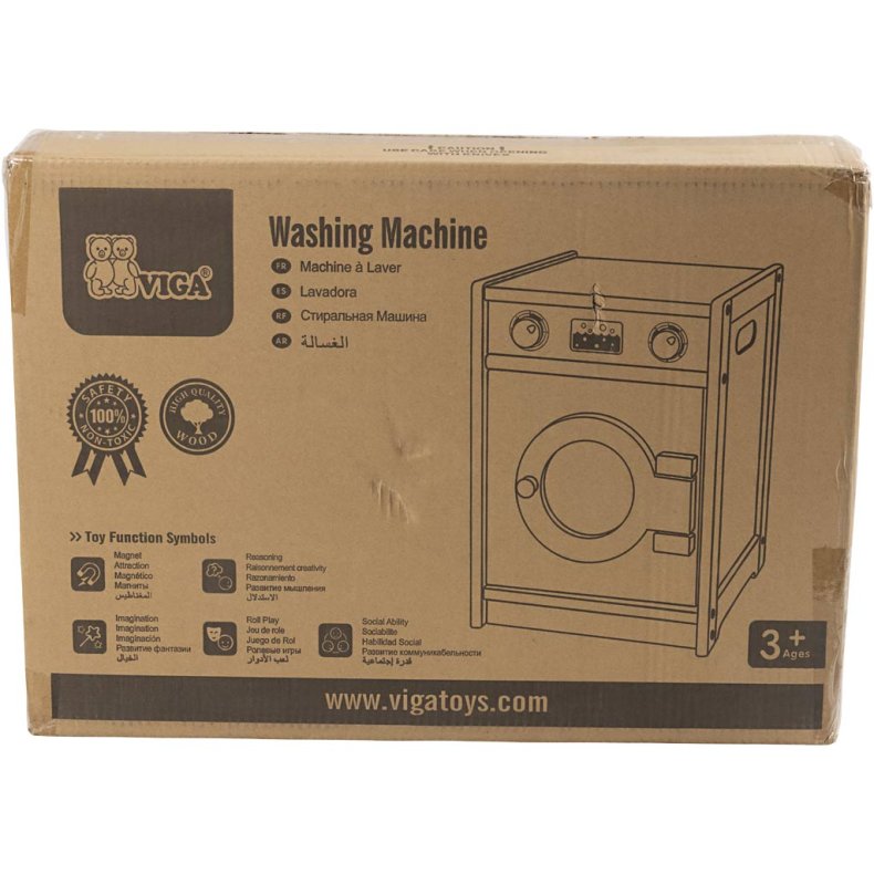 VIGA Vaskemaskine, str. 40x54x36 cm, 1 stk.