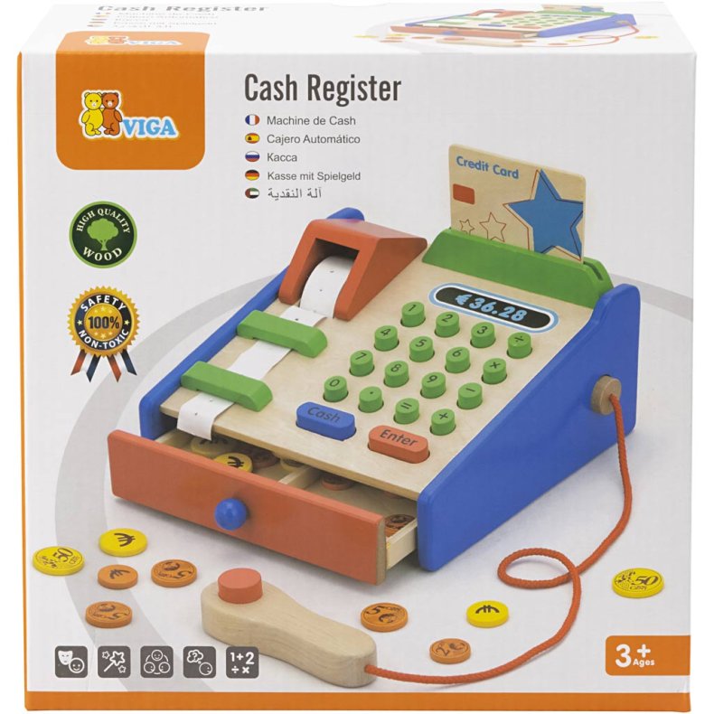 VIGA Kasseapparat, str. 18x18x10 cm, 1 stk.