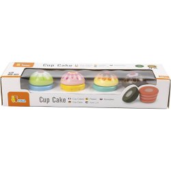 VIGA Cupcakes, str. 4x5,5 cm, 4 dele/ 1 pk.