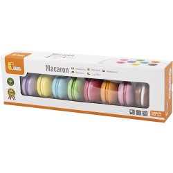 VIGA Macarons i tr&aelig;, str. 4,5 cm, 8 stk./ 1 pk.