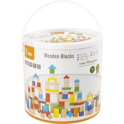 VIGA Tr&aelig;klodser, str. 3 cm, 100 dele/ 1 pk.