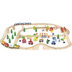 VIGA Togbane og By, 90 dele/ 1 sæt