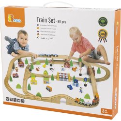 VIGA Togbane og By, 90 dele/ 1 s&aelig;t