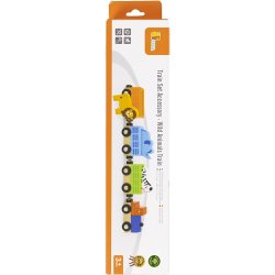 VIGA Togbanetilbeh&oslash;r, Tog med dyr, 7 dele/ 1 s&aelig;t