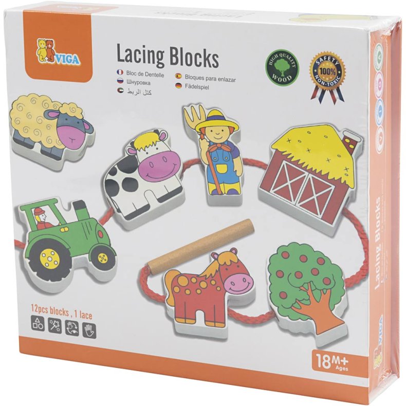 VIGA Figurer p&aring; Snor, 13 dele, 1 s&aelig;t