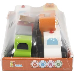 VIGA Minibiler, str. 7-9 cm, 6 dele/ 1 pk.