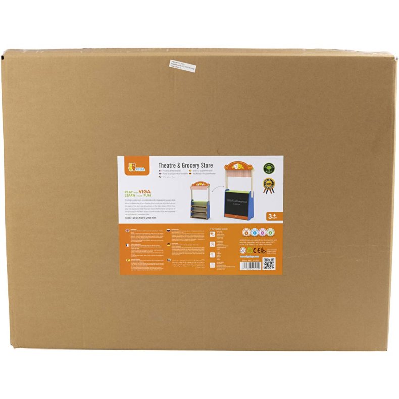 VIGA Teater & K&oslash;bmandsbutik, str. 100x53x24 cm, 1 stk.