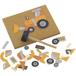 VIGA Hammermosaik, K&oslash;ret&oslash;j, str. 23x18 cm, 1 stk.