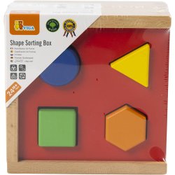 VIGA Puttekasse i tr&aelig;, str. 13x13x8 cm, 1 stk.