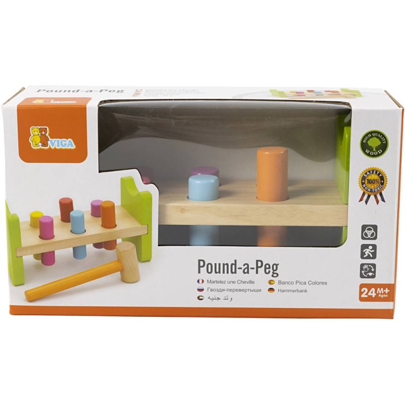 VIGA Hammerbr&aelig;t, str. 22,5x12x8 cm, 1 stk.