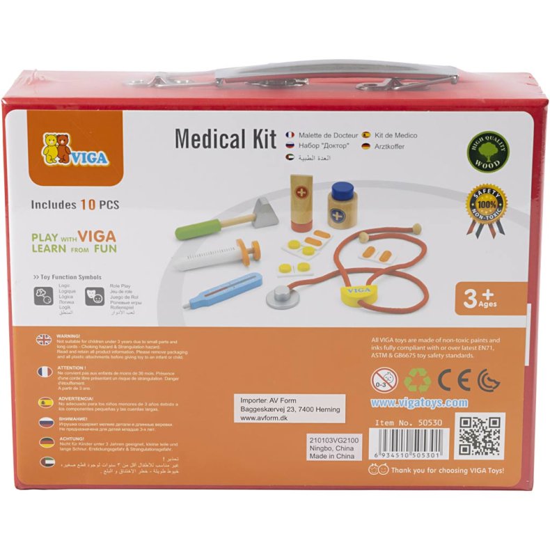 VIGA Doktors&aelig;t i Tr&aelig;, 11 dele/ 1 s&aelig;t