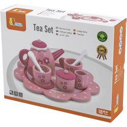 VIGA Te-s&aelig;t, H: 9,5 cm, diam. 24 cm, 9 dele/ 1 pk.