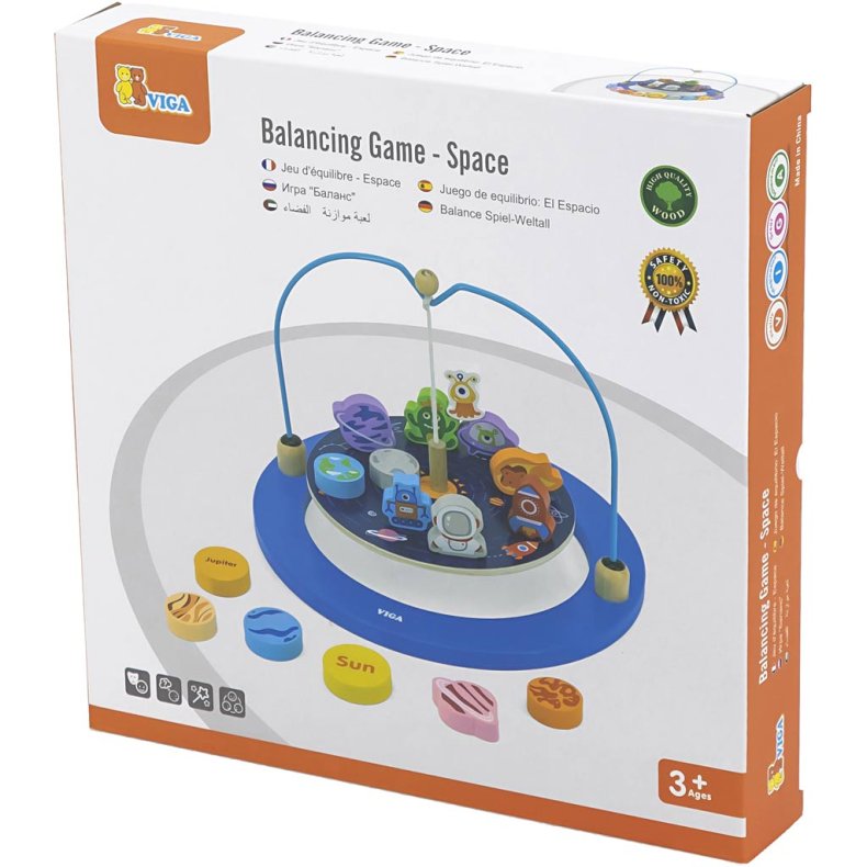 VIGA Balancespil, Universet, diam. 27 cm, 1 s&aelig;t