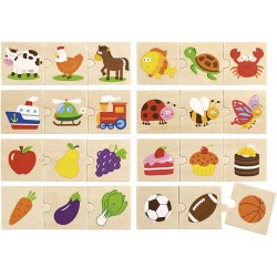 VIGA Puslespil, 8 dele/ 1 s&aelig;t