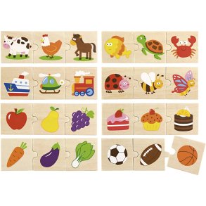 VIGA Puslespil, 8 dele/ 1 sæt