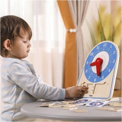 VIGA L&aelig;r Klokken, H: 28 cm, L: 26 cm, B: 13, 1 stk.