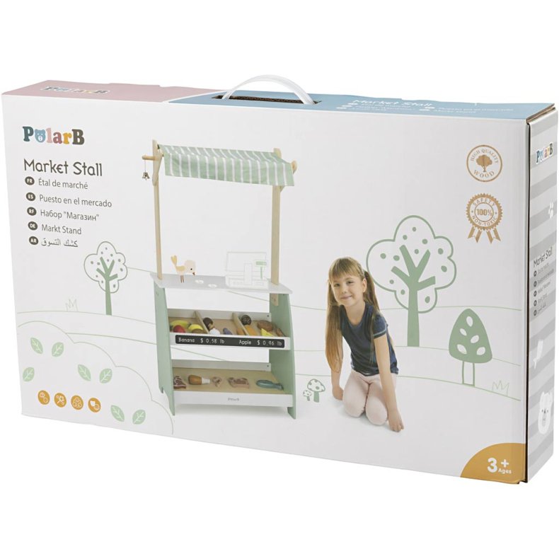 VIGA Markedsbod, H: 104 cm, L: 57 cm, B: 30 cm, 1 stk.