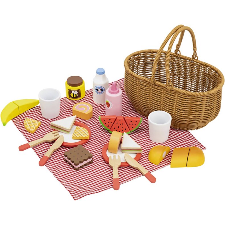 VIGA Picnics&aelig;t, H: 23 cm, L: 25 cm, B: 14,5 cm, 30dele/ 1 pk.