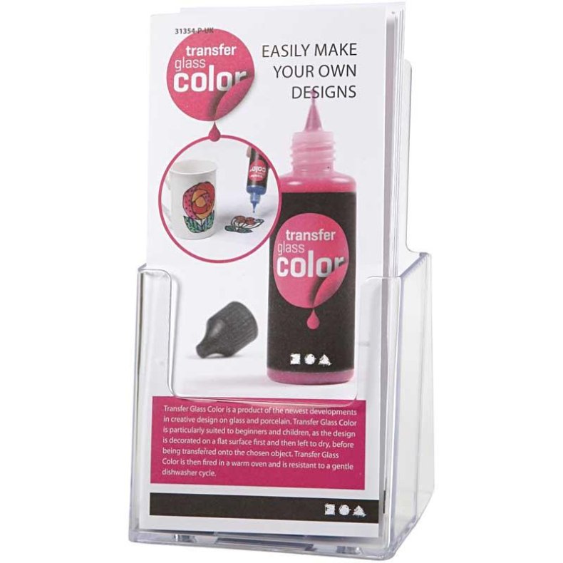 Brochureholder, str. 110x80x200 mm, 1 stk.