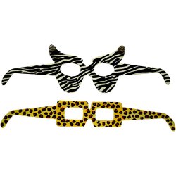 Briller, H: 4,5-10 cm, L: 32 cm, 230 g, hvid, 16 stk./ 1 pk.