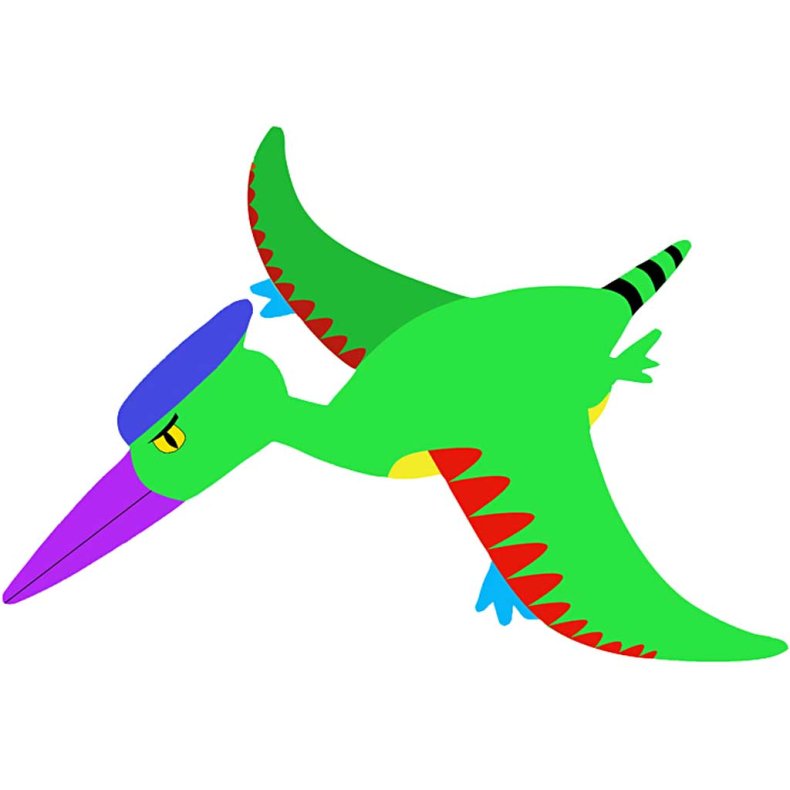 Dinosaurer, H: 15-22 cm, B: 24-25 cm, 230 g, hvid, 16 stk./ 1 pk.