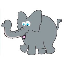 Jungledyr, H: 14-25 cm, B: 12-23 cm, 230 g, hvid, 16 stk./ 1 pk.