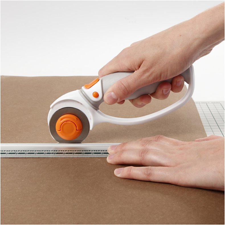 Fiskars Rullekniv, h&oslash;jre- og venstreh&aring;nd, 1 stk.