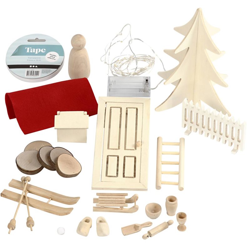 Materiales&aelig;t til 'Nissens D&oslash;r', 1 s&aelig;t