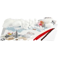 Materiales&aelig;t til Polarlandskab, 1 pk.