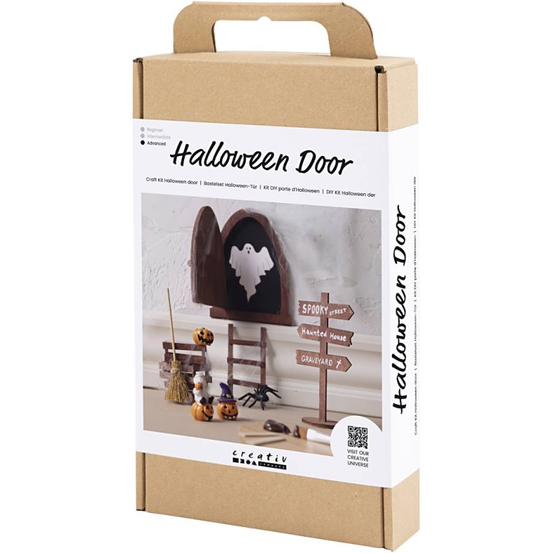 DIY Kit Halloween D&oslash;r, 1 pk.