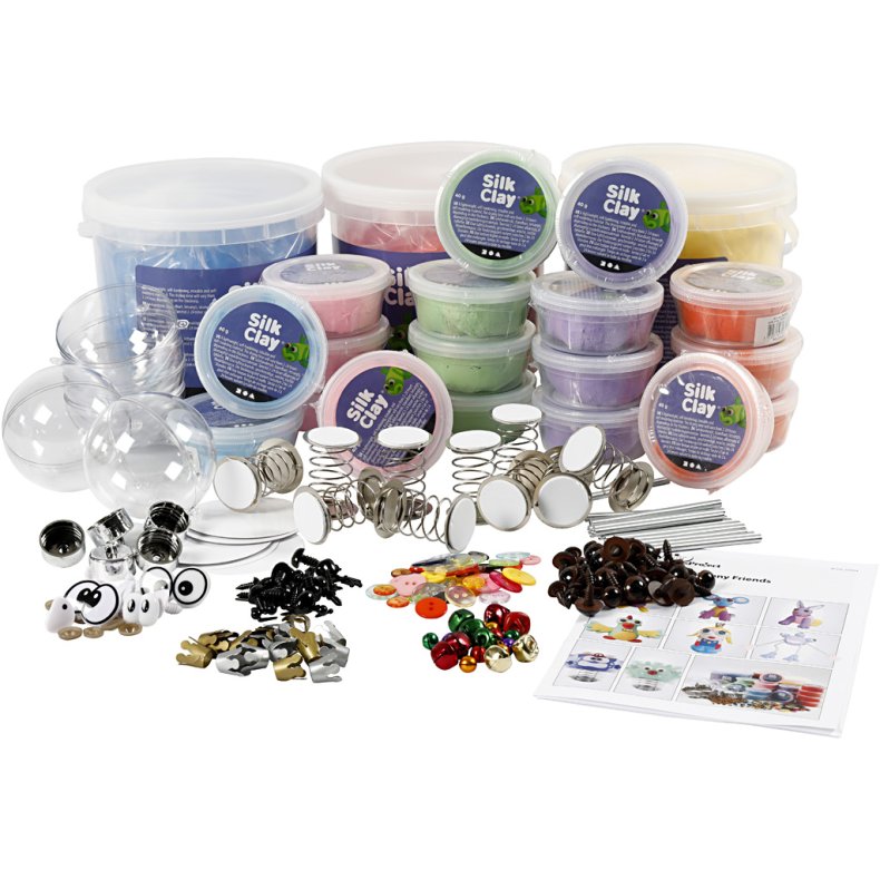 Funny Friends, klasses&aelig;t, ass. farver, 1 s&aelig;t