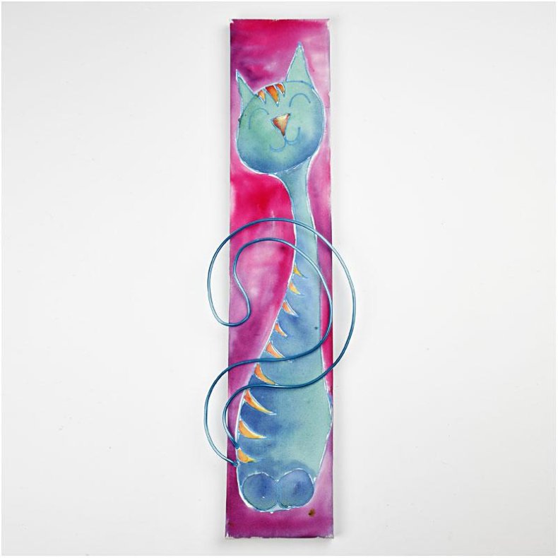 Lange l&aelig;rreder med akvarel, hvid, 20 stk., 1 s&aelig;t