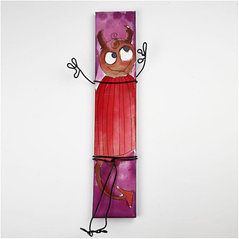 Lange l&aelig;rreder med akvarel, hvid, 20 stk., 1 s&aelig;t