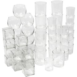 Gruppe DIY Kit Lysglas med porcel&aelig;nstusch, 1 s&aelig;t