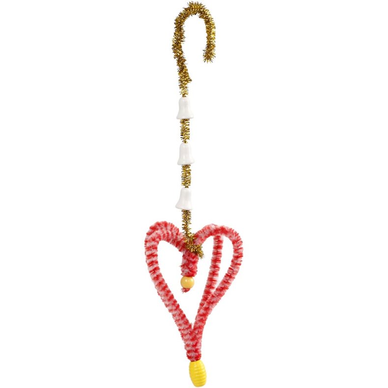 Sjov med klemmer og chenille, ass. farver, 1 s&aelig;t