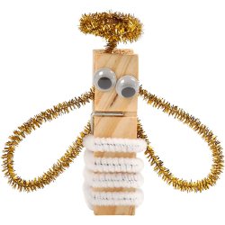 Sjov med klemmer og chenille, ass. farver, 1 s&aelig;t