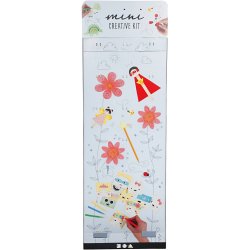 Gulvdisplay med Mini DIY Kit, H: 1500 mm, B: 580 mm, hvid, 108 s&aelig;t/ 1 pk.