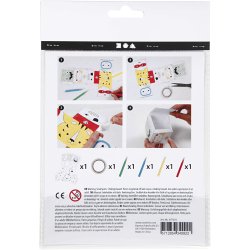 Mini DIY Kit, stabelklodser, 1 pk.