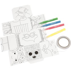 Mini DIY Kit, stabelklodser, 1 pk.