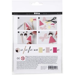 Mini DIY Kit, ispindefigurer, 1 pk.