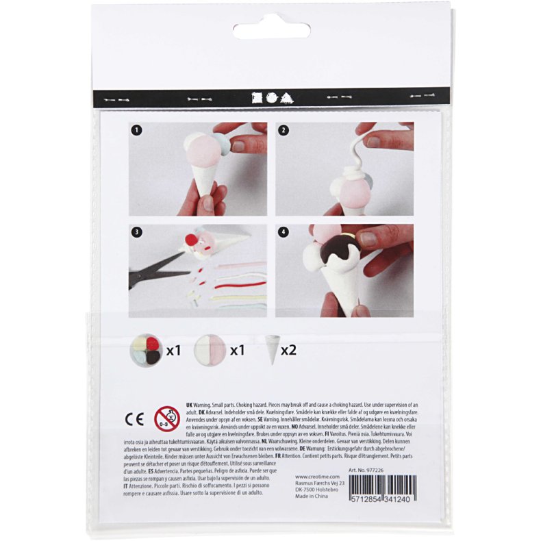 Mini DIY Kit, isvafler, 1 pk.