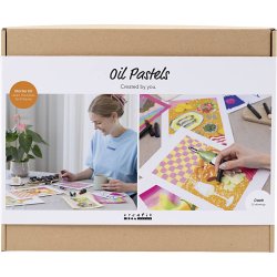Start DIY Kit Oliepastel, ass. farver, 1 pk.