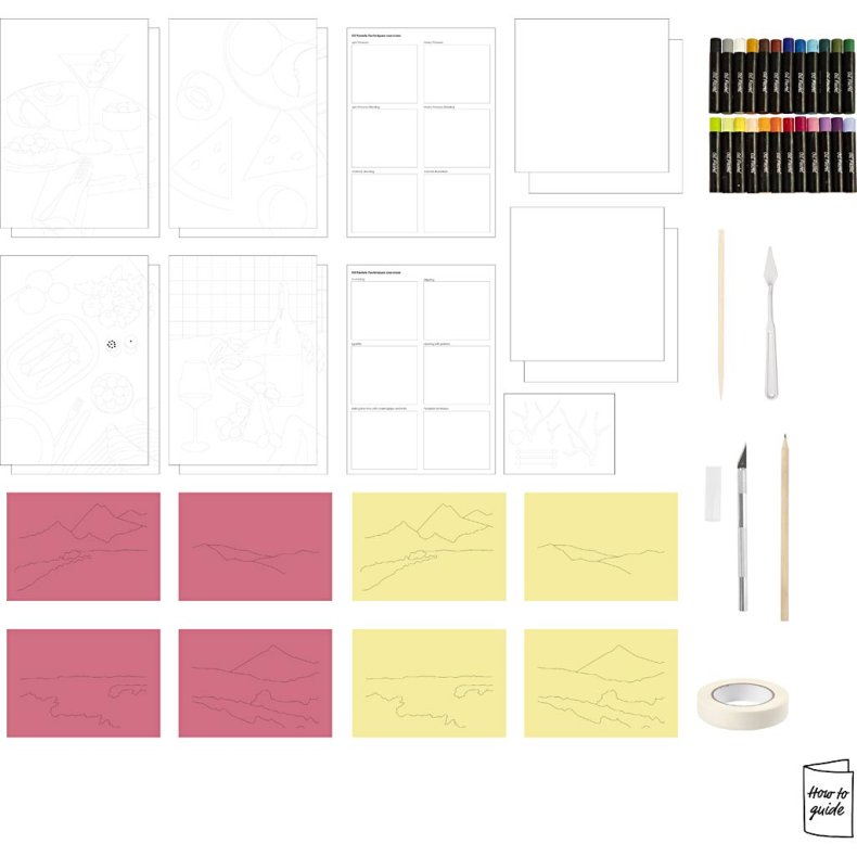 Start DIY Kit Oliepastel, ass. farver, 1 pk.