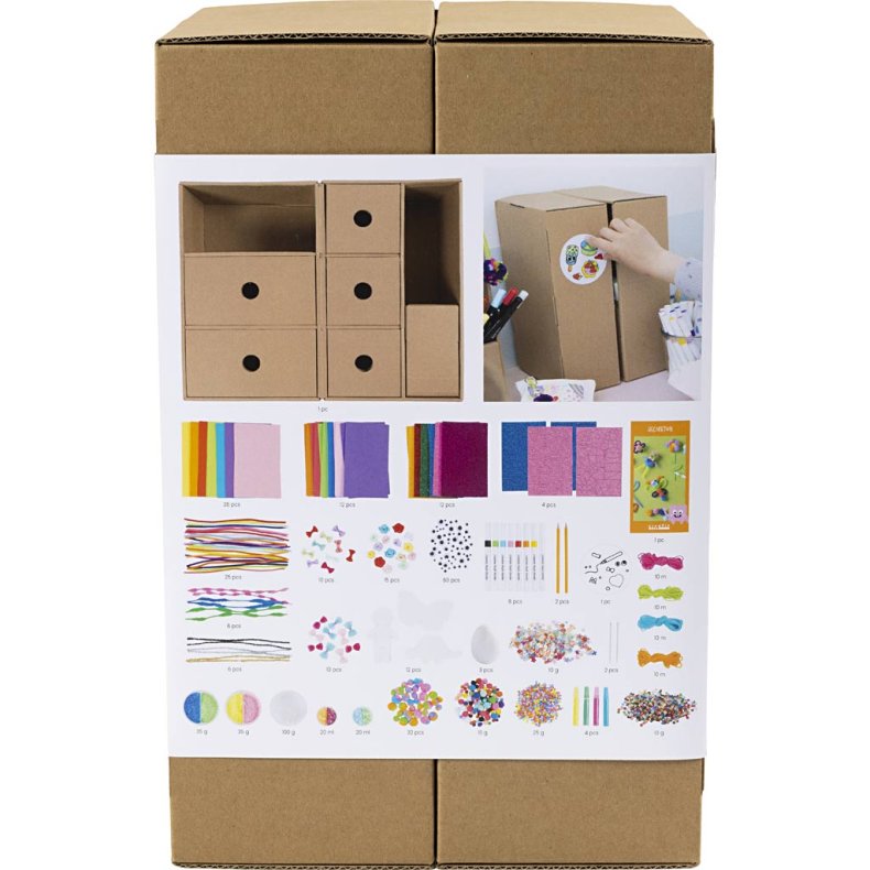 My Craft Station Dekoration, ass. farver, 1 pk.