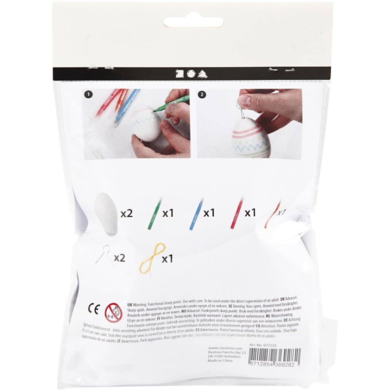 Mini DIY Kit, &aelig;g til oph&aelig;ng, 1 pk.