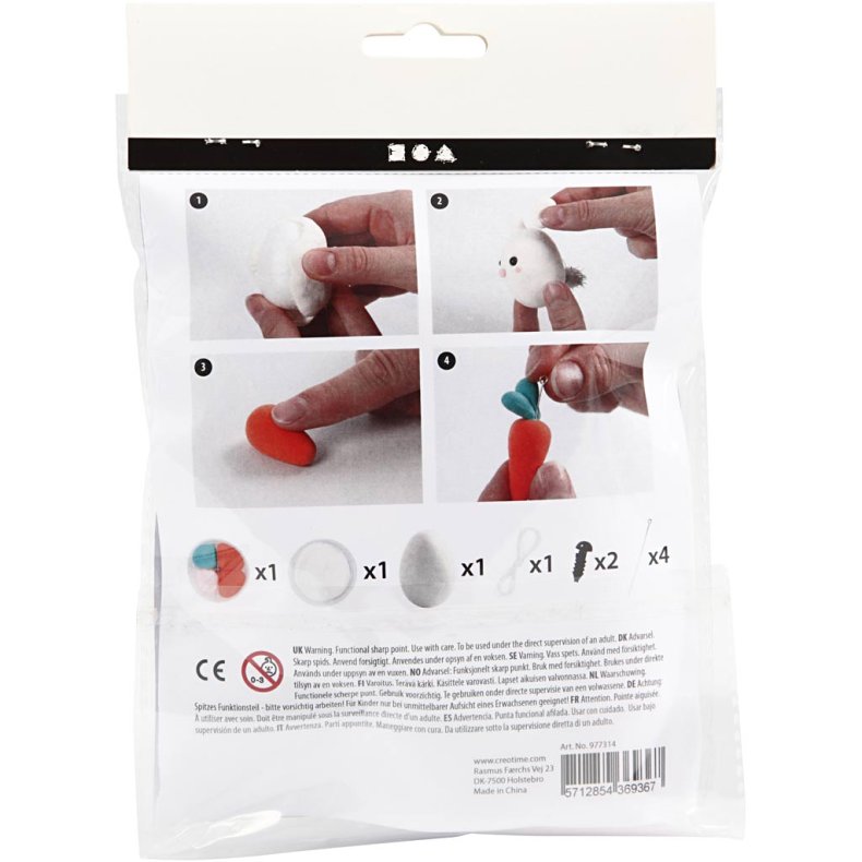 Mini DIY Kit, kanin, 1 pk.