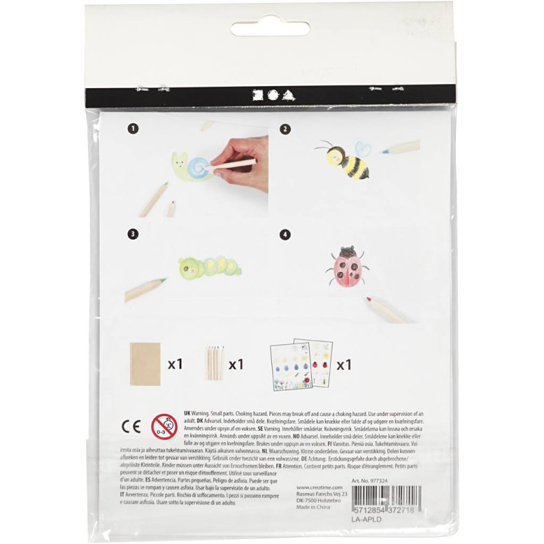 Mini DIY Kit, insekter, 1 pk.