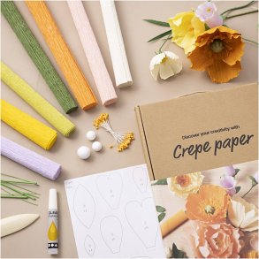 Start DIY Kit Crepepapir, ass. farver, 1 pk.