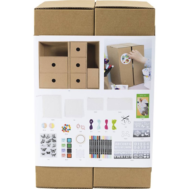 My Craft Station Tekstildekoration, ass. farver, 1 stk./ 1 pk.