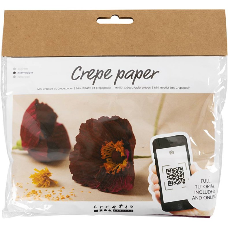 Valmuer, Str&aelig;k/crepe: 180%, 105 g, 1 pk.